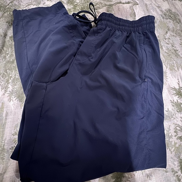 Athleta Blue Cropped Ankle Pants Slim Fit - Picture 15 of 16